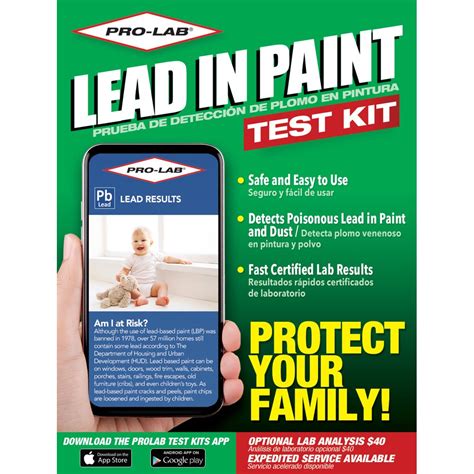 lead paint test walmart|lead testing kits for home.